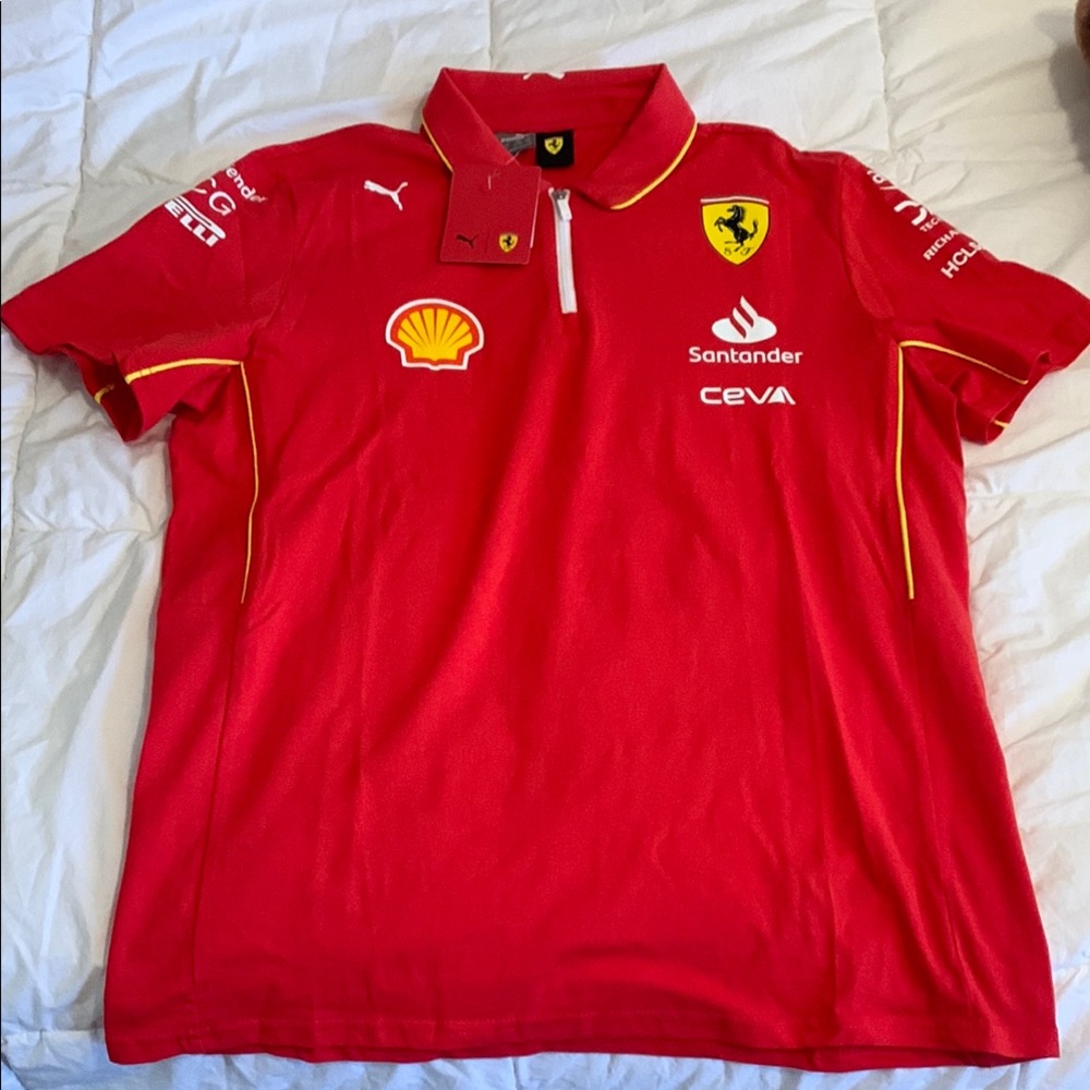 Ferrari Red Puma Polo Shirt